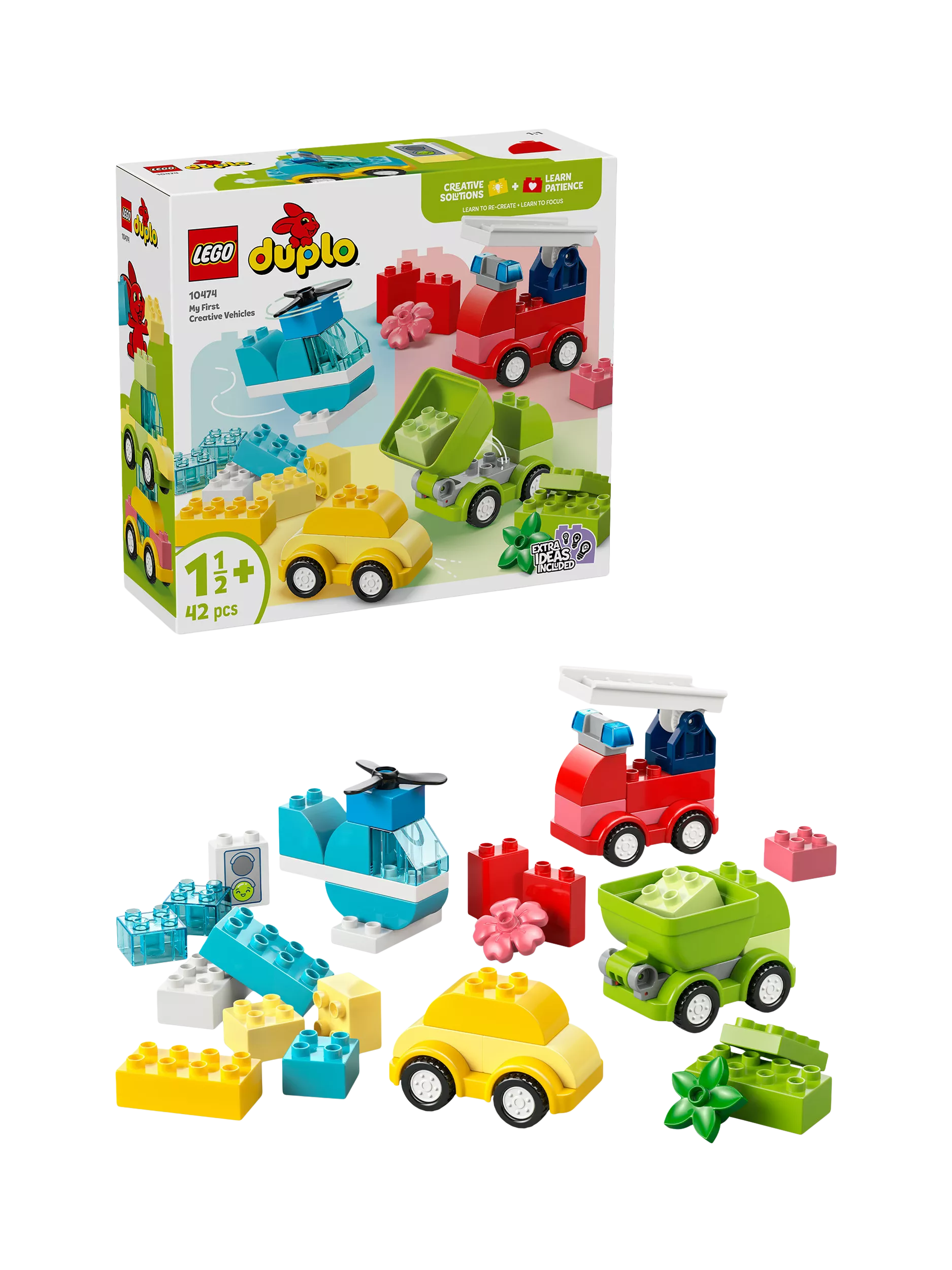 LEGO DUPLO My First Creative Vehicles 42-piece toy - British product