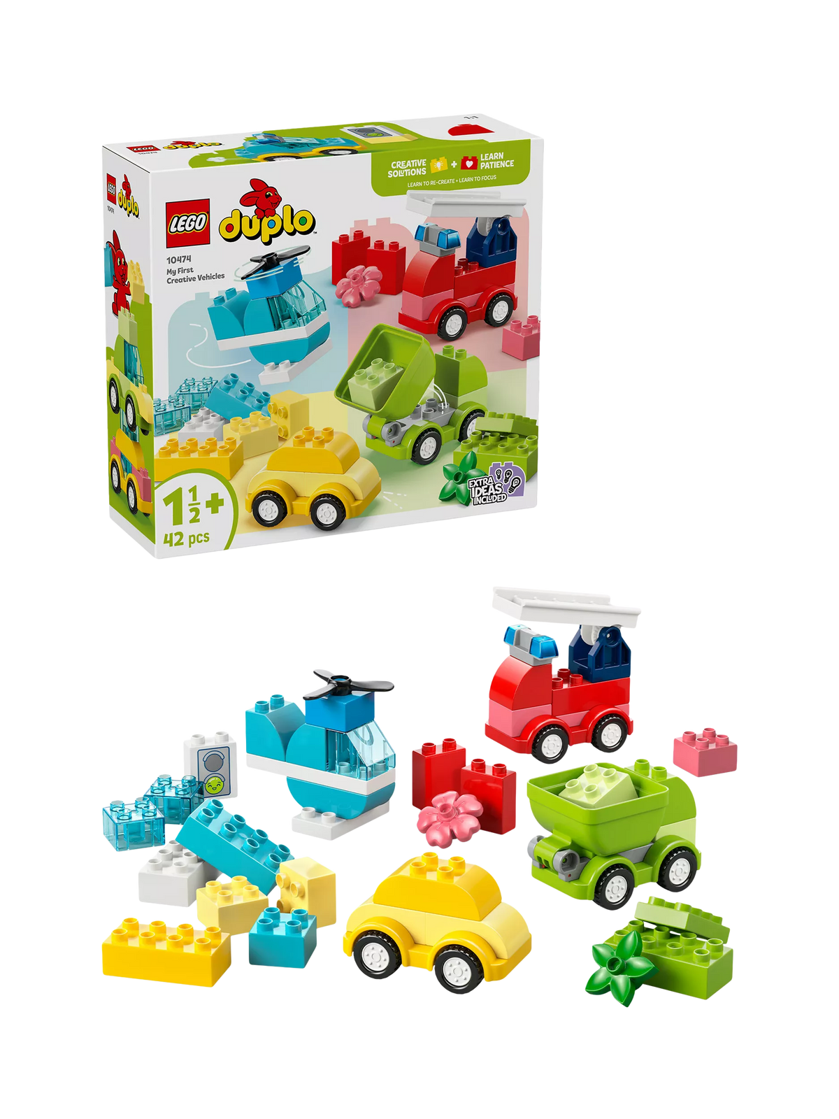 LEGO DUPLO My First Creative Vehicles 42-piece toy - British product