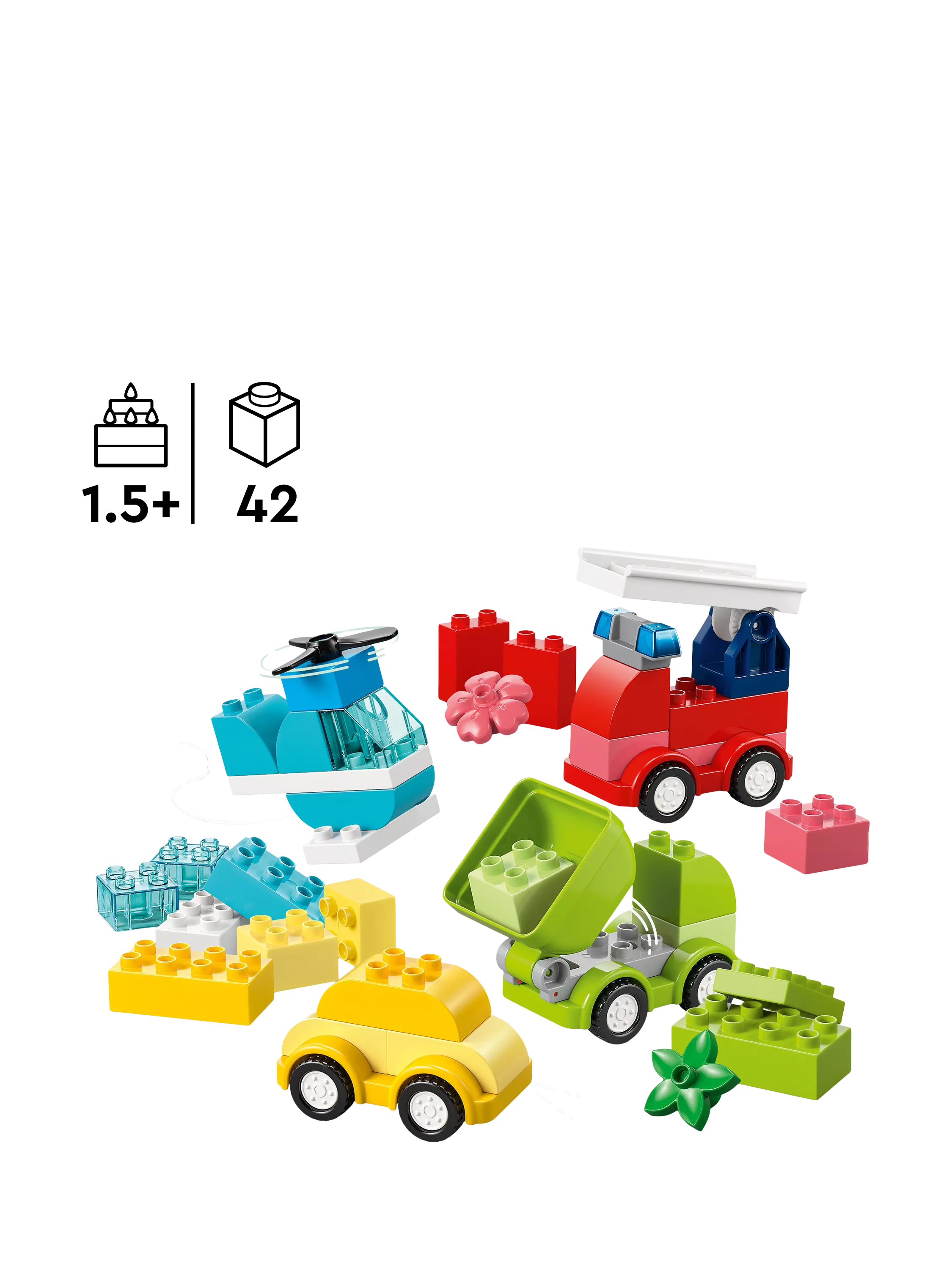 LEGO DUPLO My First Creative Vehicles 42-piece toy - British product
