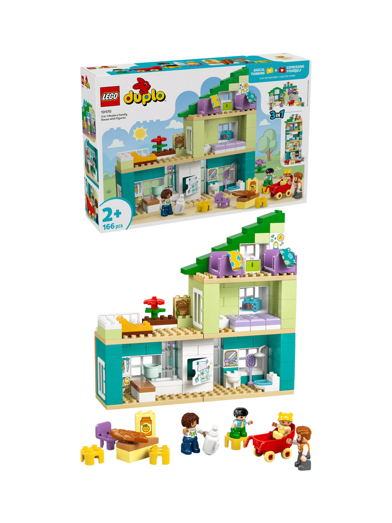 LEGO DUPLO 10470 Modern Family House 3-in-1 building set, UK version