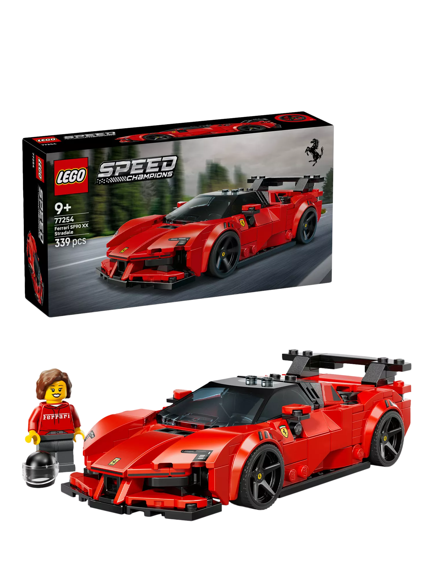 LEGO Ferrari SF90 XX Stradale sports car - British product