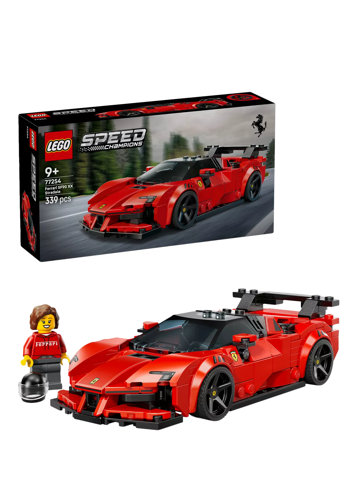 LEGO Ferrari SF90 XX Stradale sports car - British product