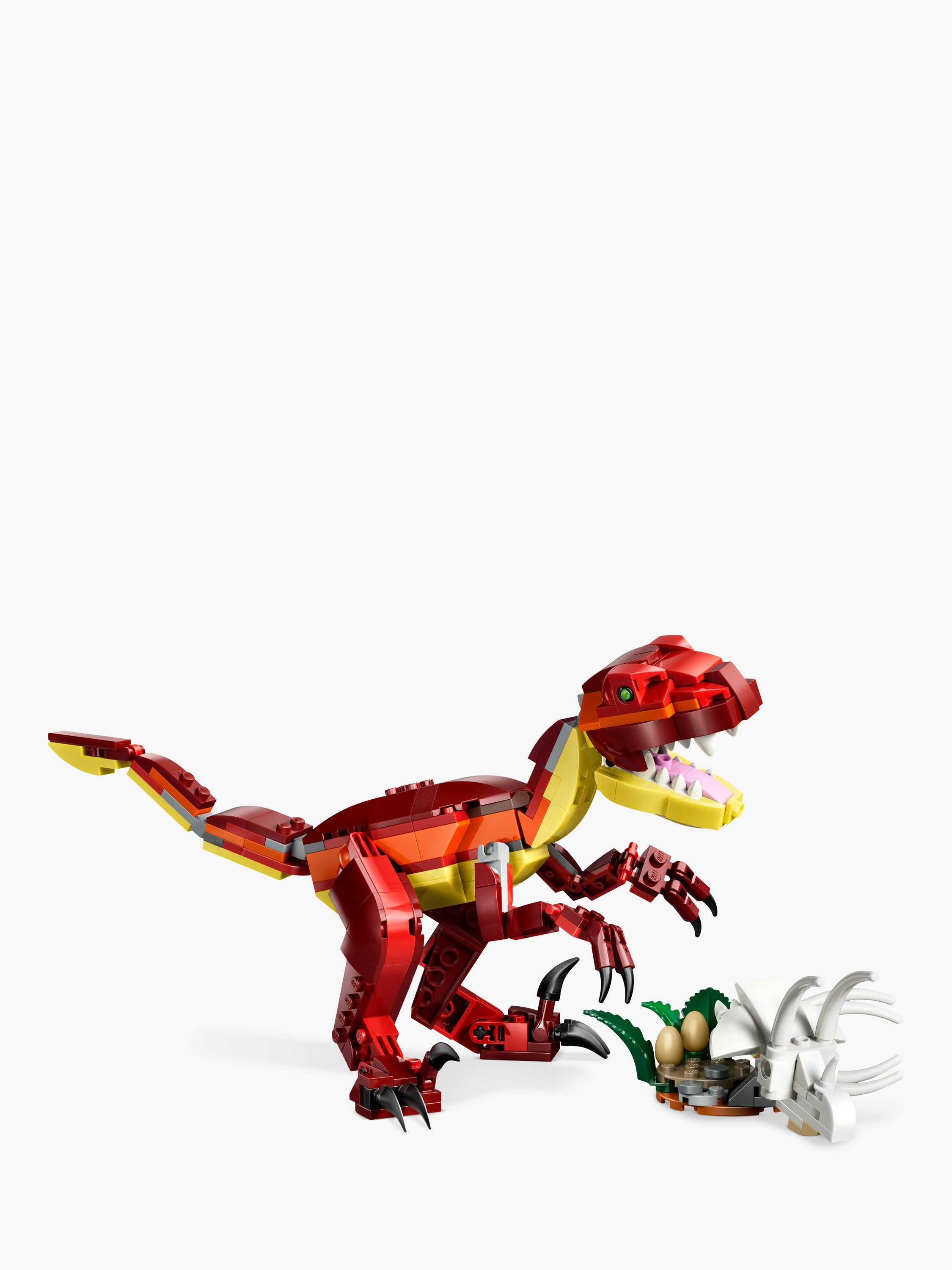 LEGO Creator Fierce Dinosaur 3-in-1 building set, imported from the UK