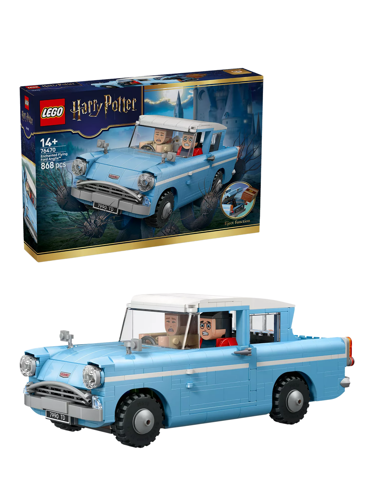 LEGO Harry Potter Flying Ford Anglia car toy 868 pieces - British product