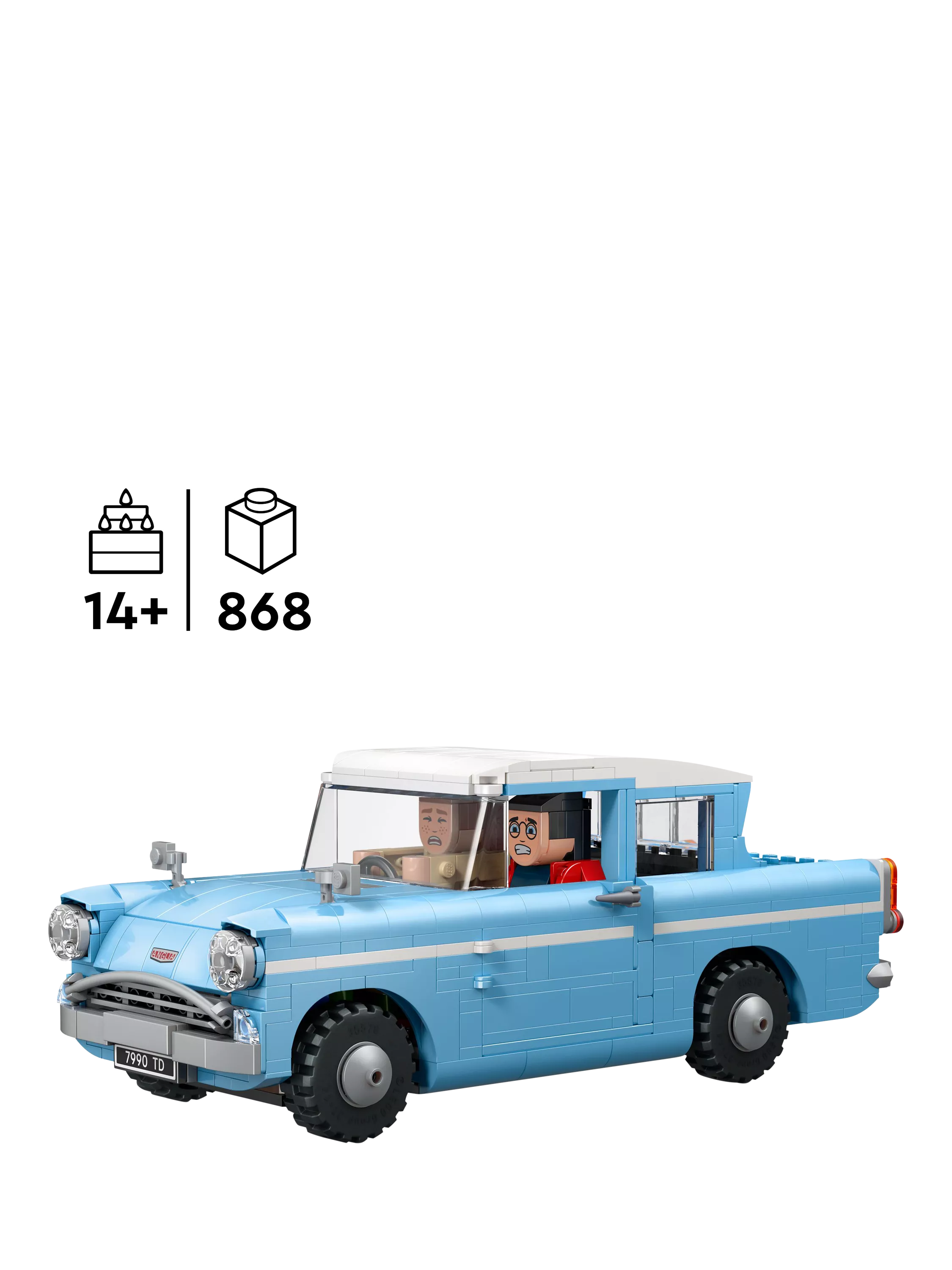 LEGO Harry Potter Flying Ford Anglia car toy 868 pieces - British product