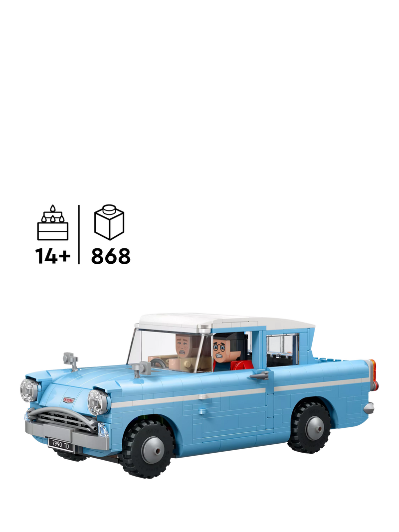 LEGO Harry Potter Flying Ford Anglia car toy 868 pieces - British product