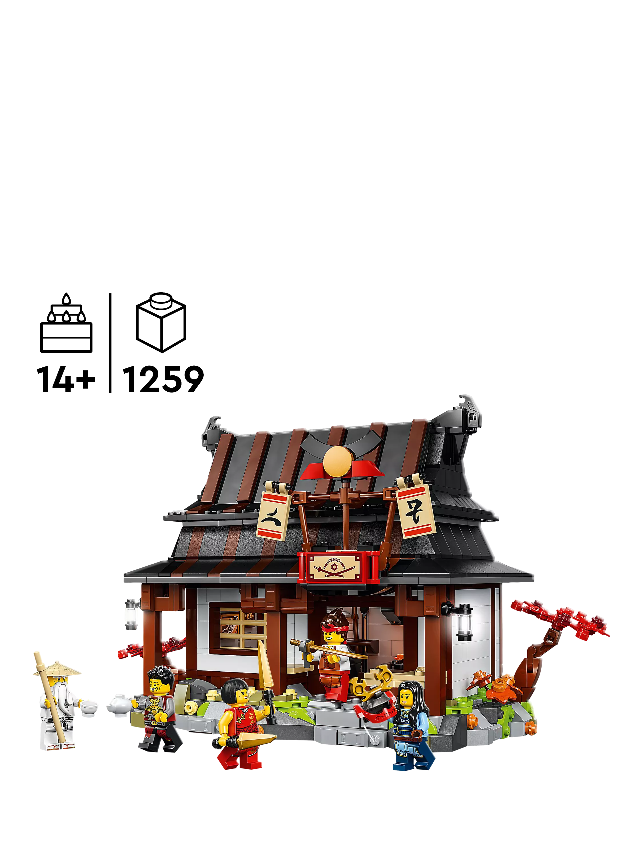 LEGO Ninjago Four Weapons Blacksmith building set 1259 pieces - British product