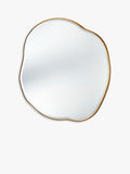 Yearn round wall mirror gold 100x100cm - British product