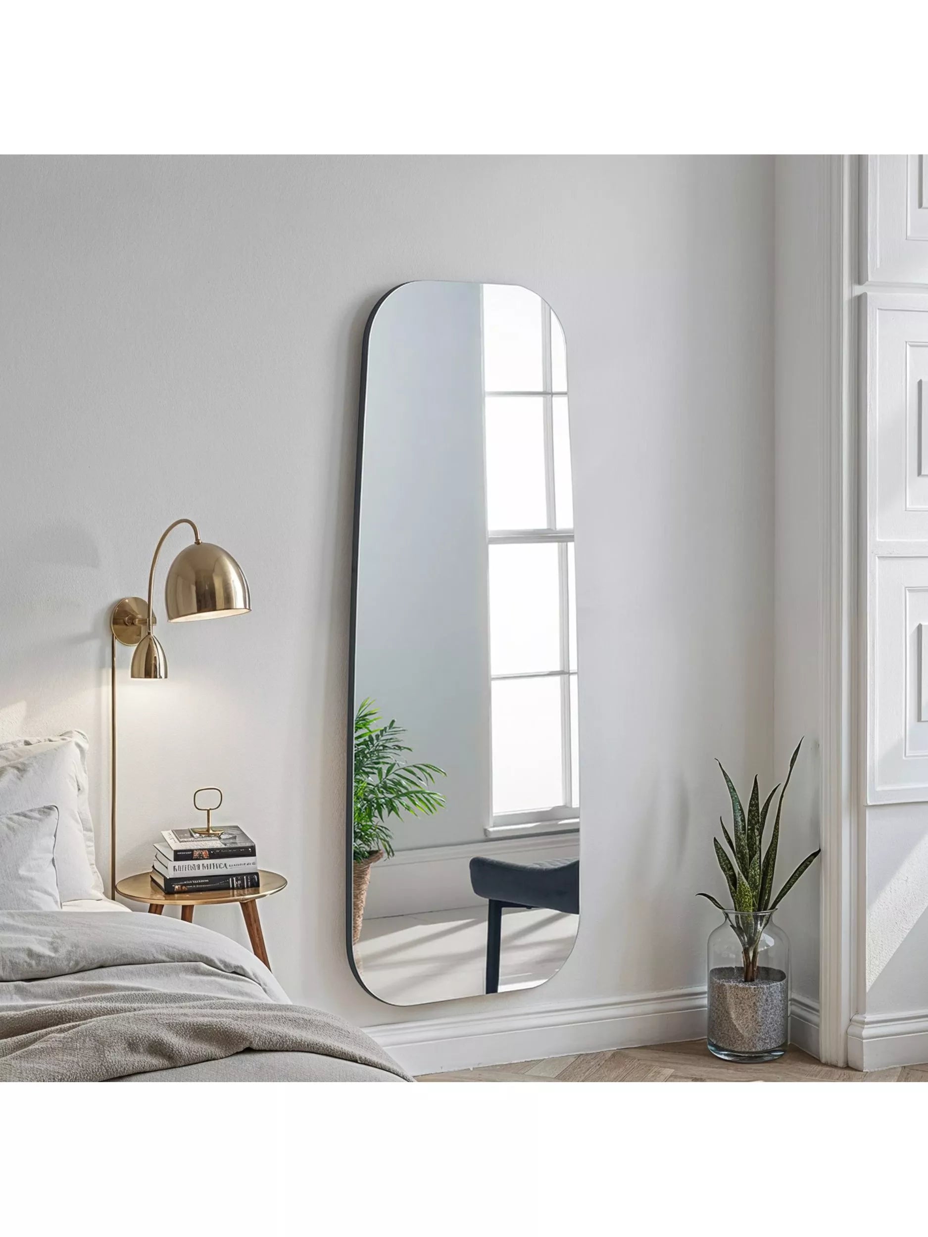 Yearn Hoxley Pebble Wall Mirror, 170 x 70cm