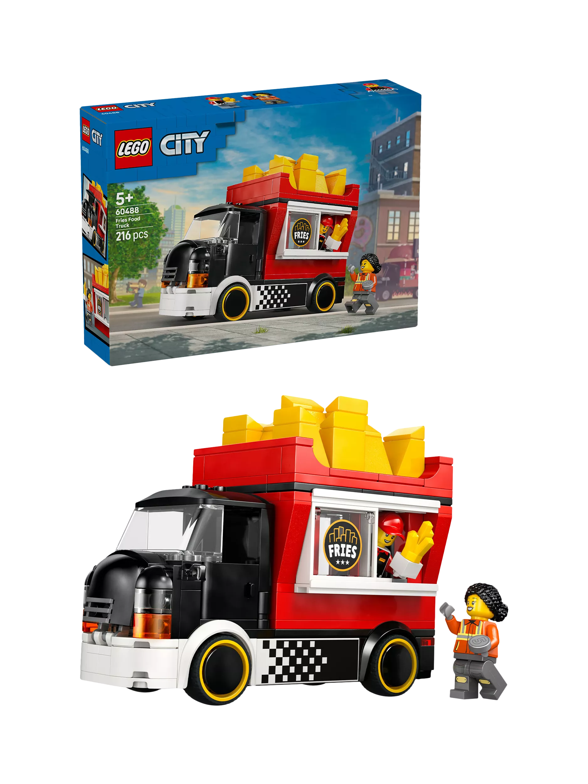 LEGO Fries Food Truck building set 216 pieces, UK version