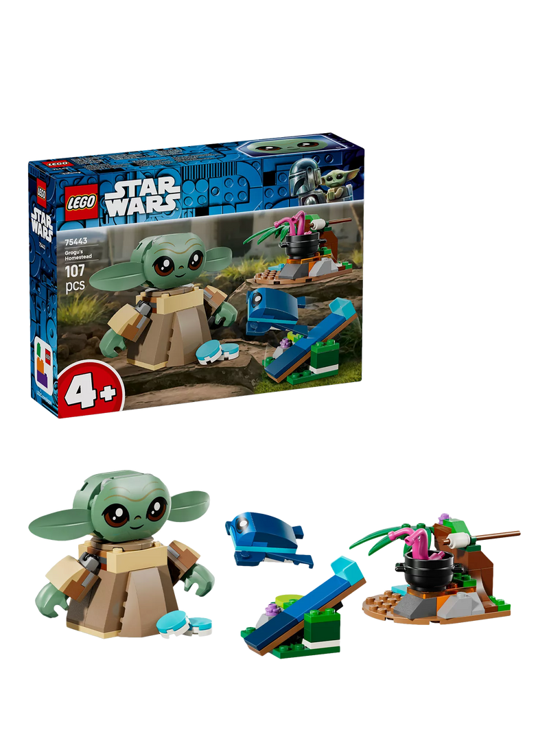 LEGO Star Wars building set Grogu's Homestead - British product
