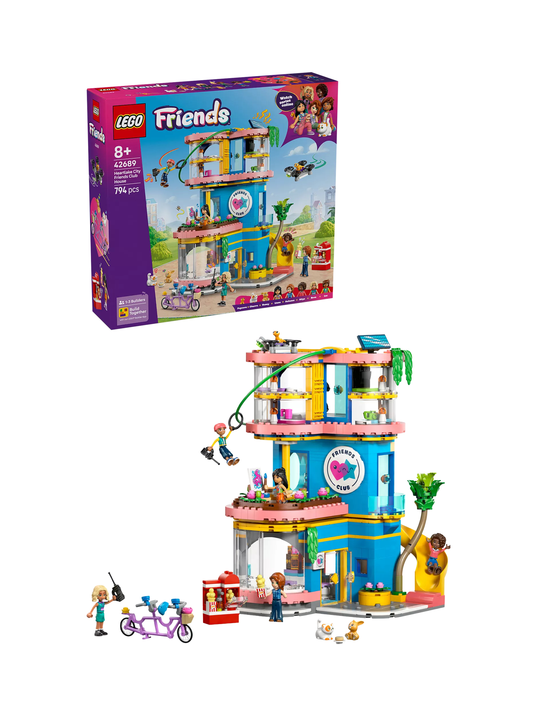 LEGO Friends Heartlake City Club House building set 794 pieces - British product