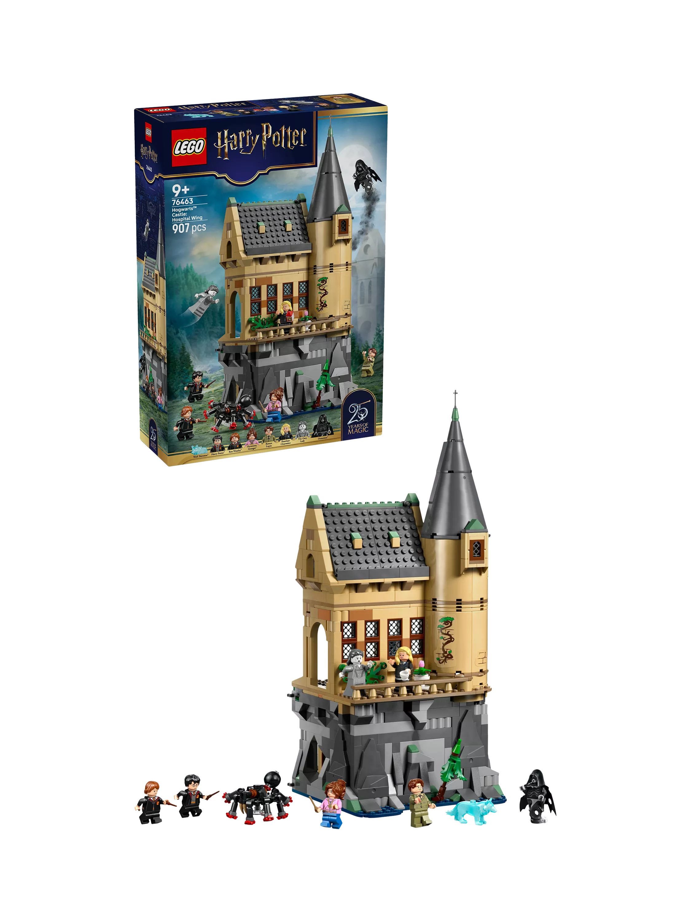 LEGO Harry Potter Hogwarts Hospital Wing building set 907 pieces, imported from the UK