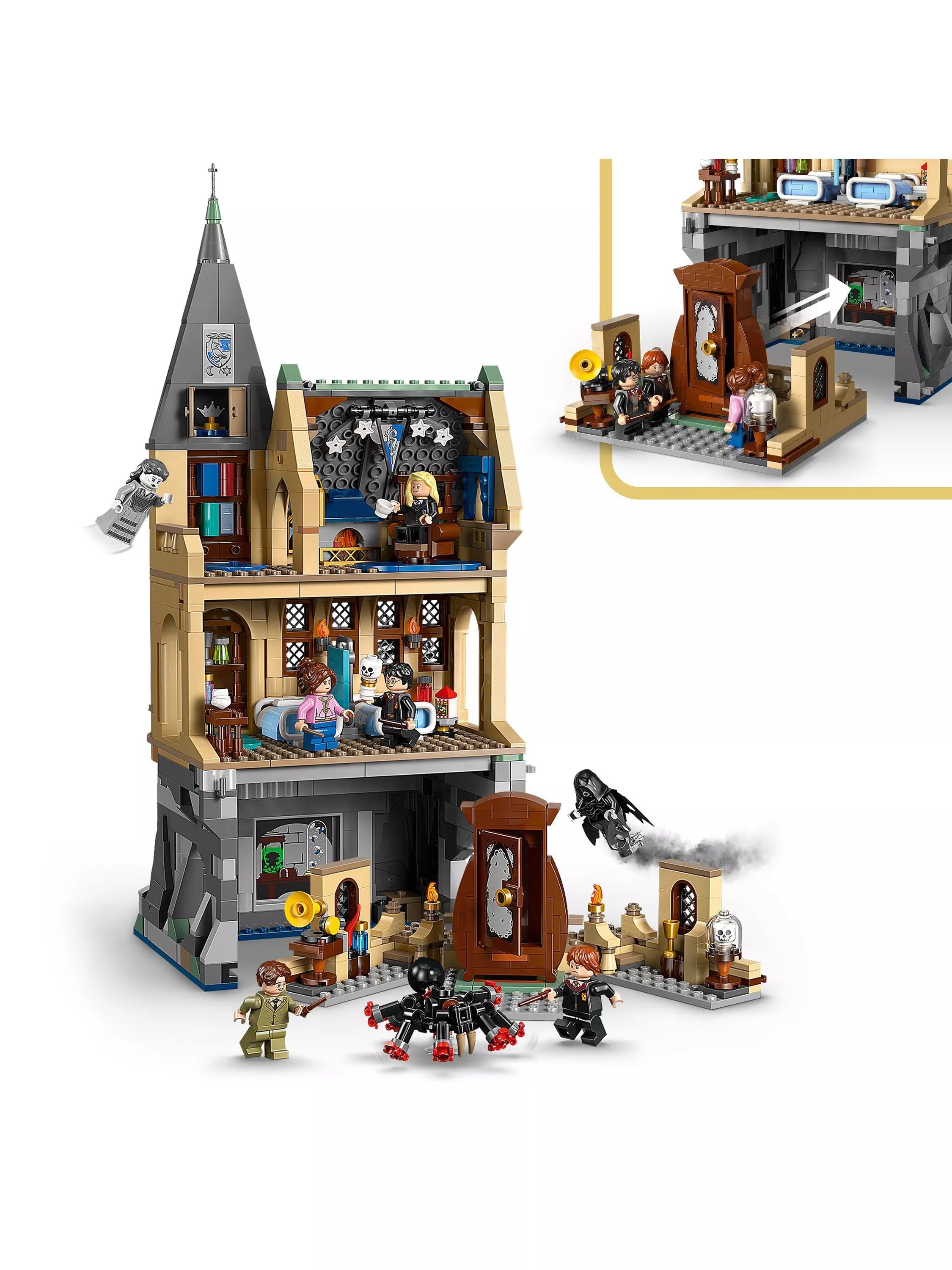 LEGO Harry Potter Hogwarts Hospital Wing building set 907 pieces, imported from the UK