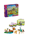 LEGO Friends horse and foal trailer toy construction set, UK version