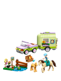 LEGO Friends horse and foal trailer toy construction set, UK version