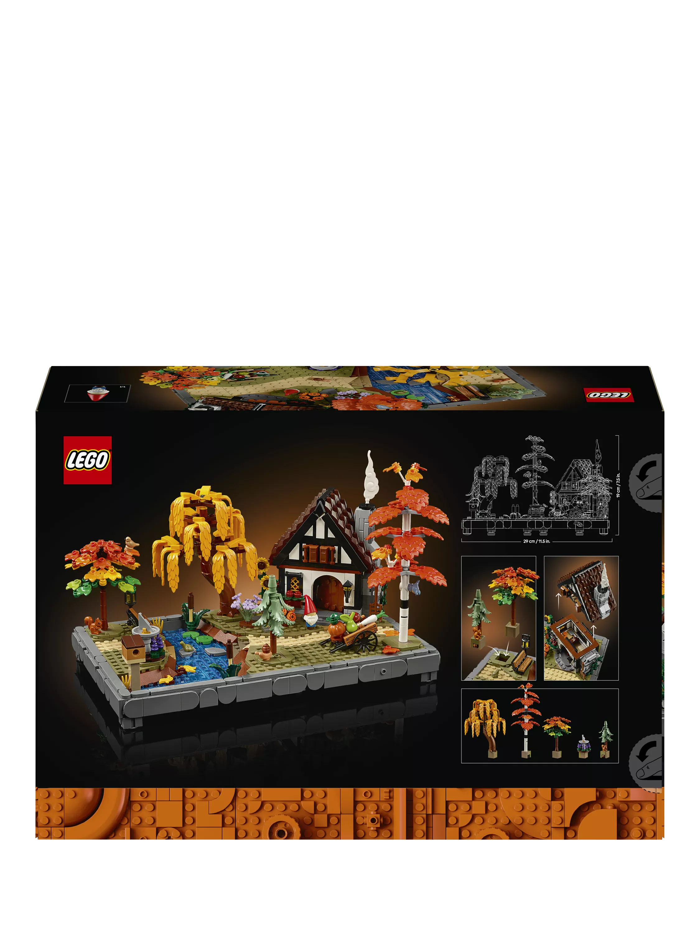 LEGO Autumn Cottage Garden building kit - British product