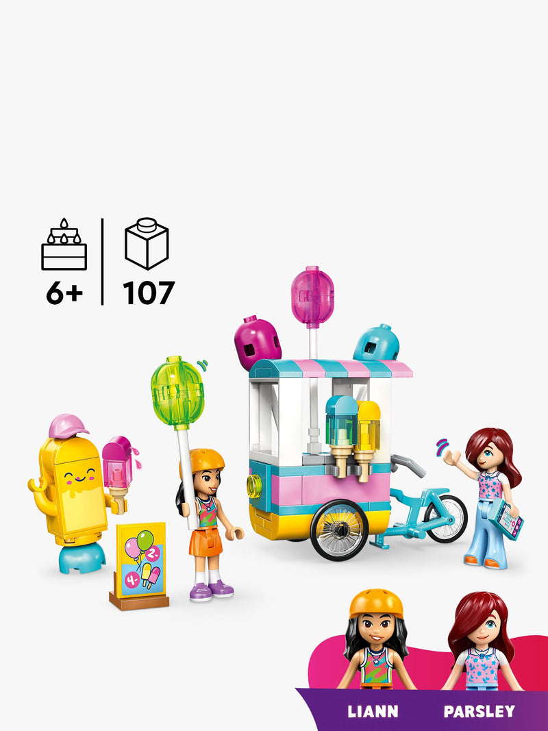 LEGO Friends Ice Cream & Balloon Stand 107 piece toy set, UK version