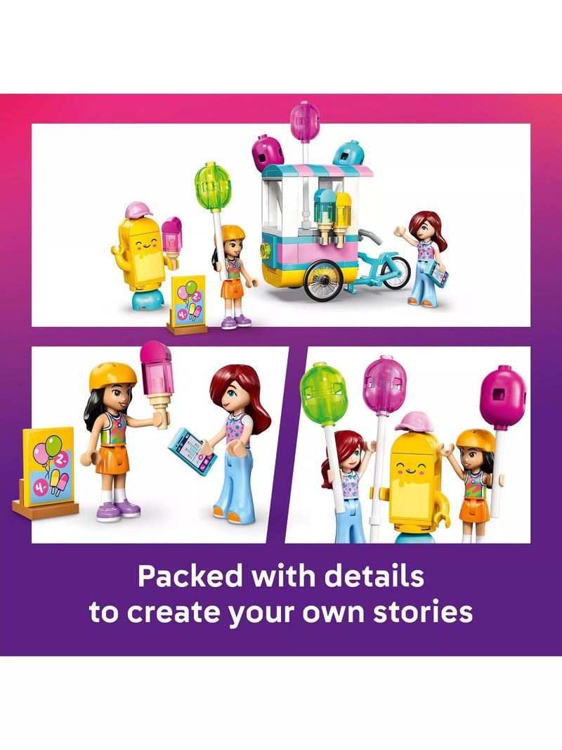 LEGO Friends Ice Cream & Balloon Stand 107 piece toy set, UK version