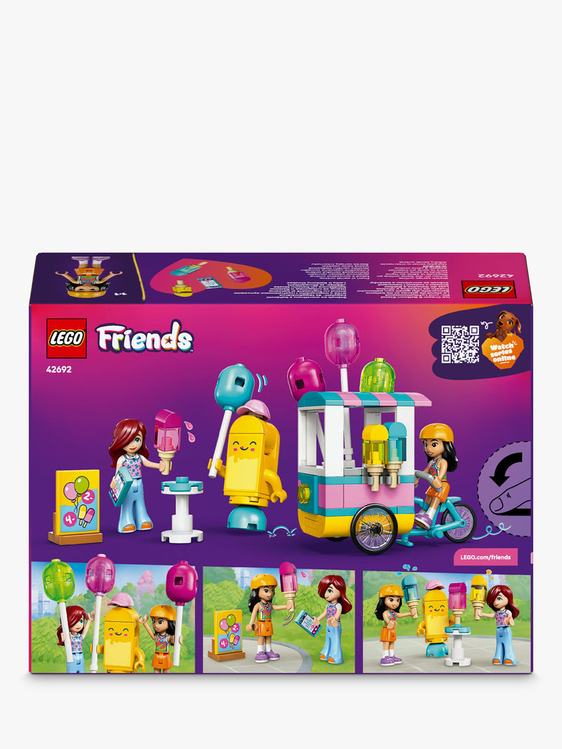 LEGO Friends Ice Cream & Balloon Stand 107 piece toy set, UK version