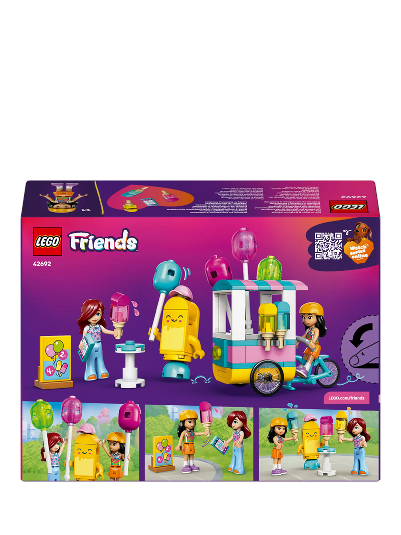 LEGO Friends Ice Cream & Balloon Stand 107 piece toy set, UK version