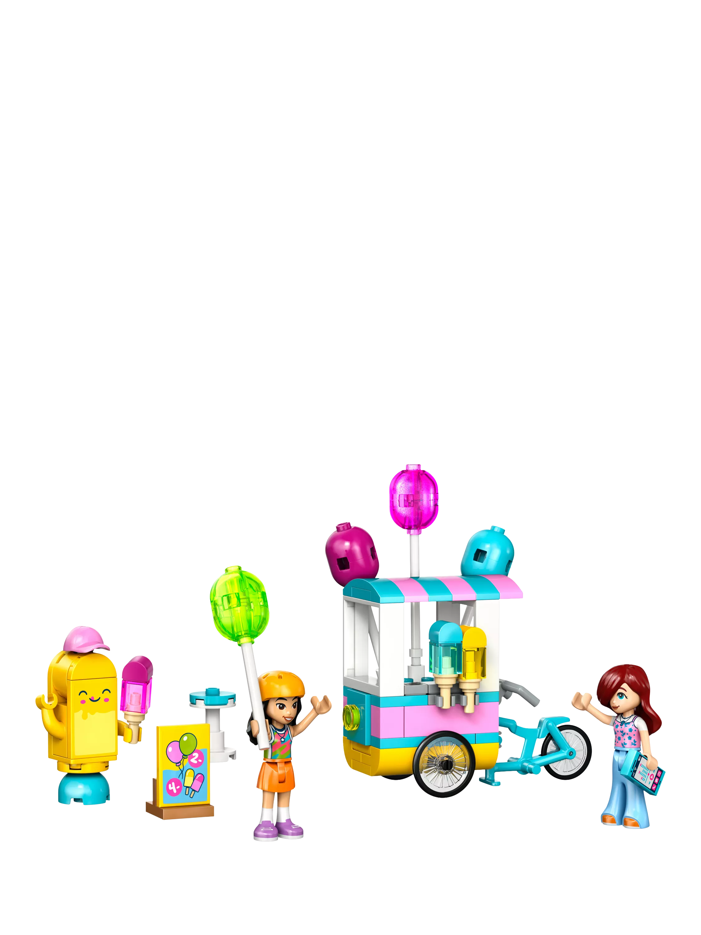 LEGO Friends Ice Cream & Balloon Stand 107 piece toy set, UK version