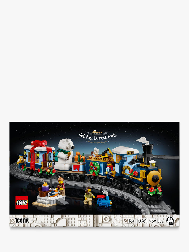 LEGO Icons Holiday Express Train building set 956 pieces (British brand)