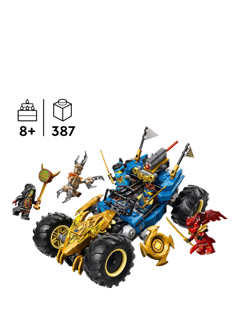 LEGO Ninjago Jay's Transforming Car building toy - British product