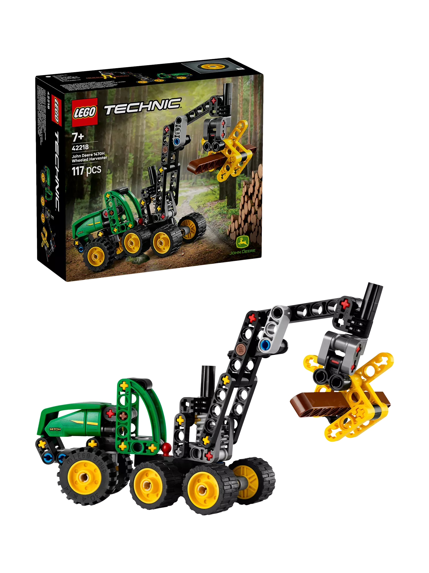 LEGO Technic John Deere 1470H harvester, UK version