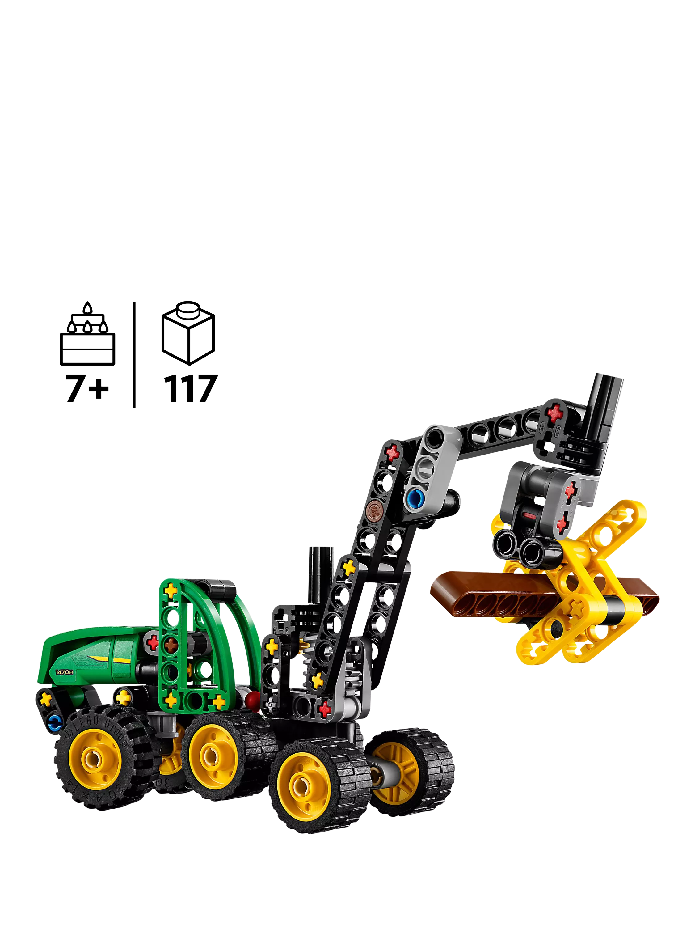 LEGO Technic John Deere 1470H harvester, UK version