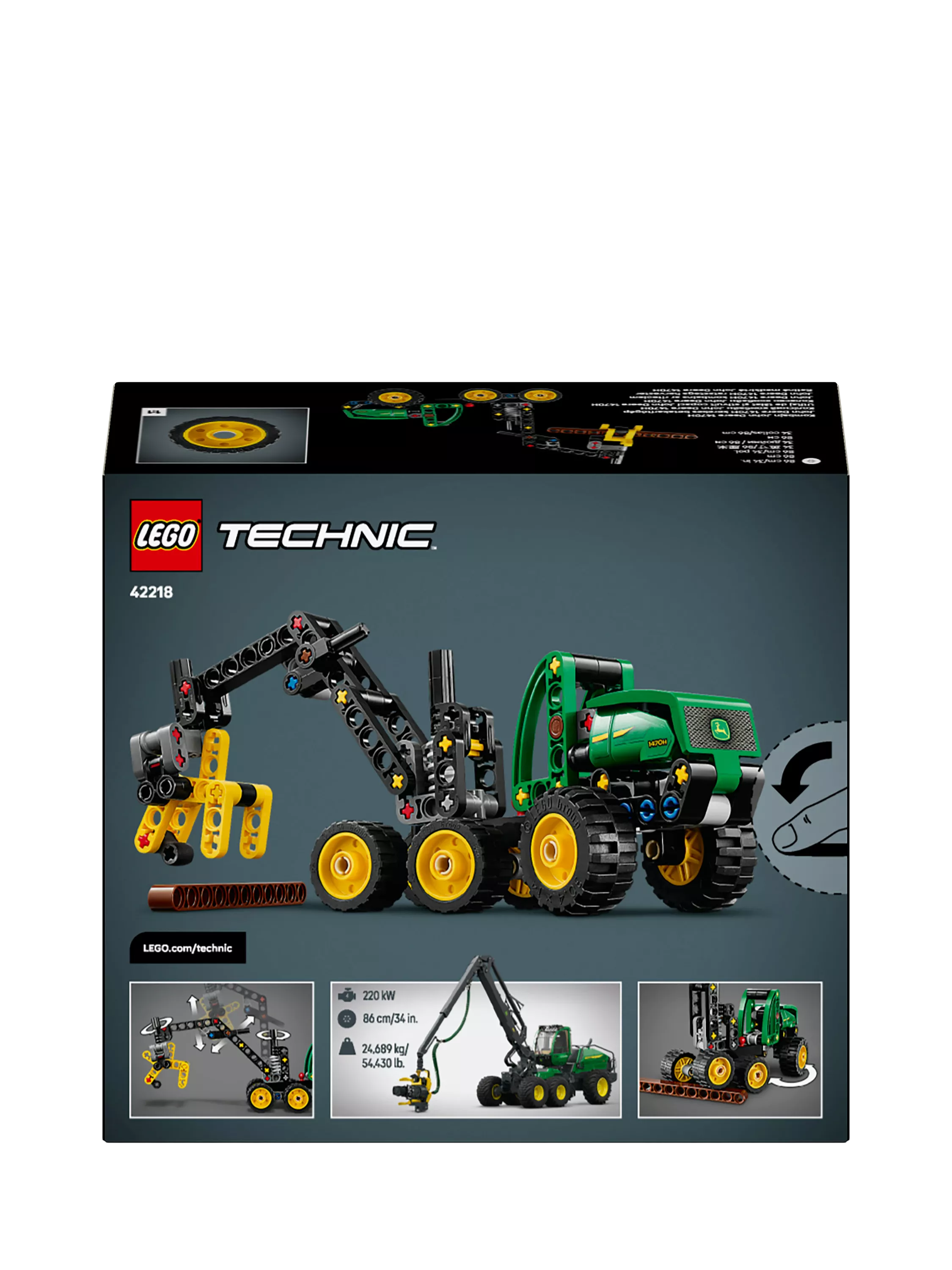 LEGO Technic John Deere 1470H harvester, UK version