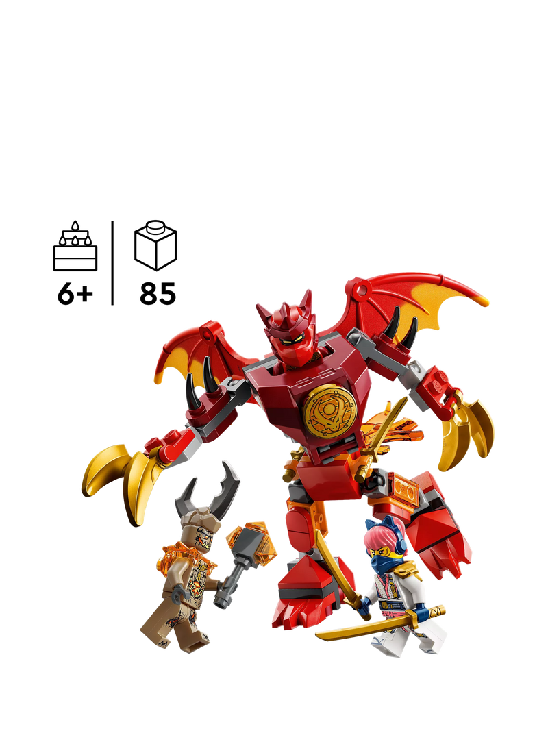 LEGO Ninjago Kai's Dragon Mech Battle Pack, UK version