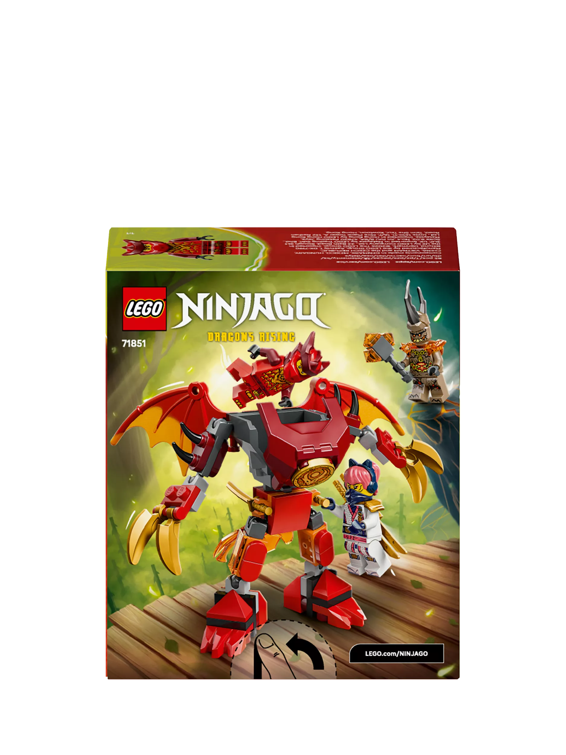 LEGO Ninjago Kai's Dragon Mech Battle Pack, UK version