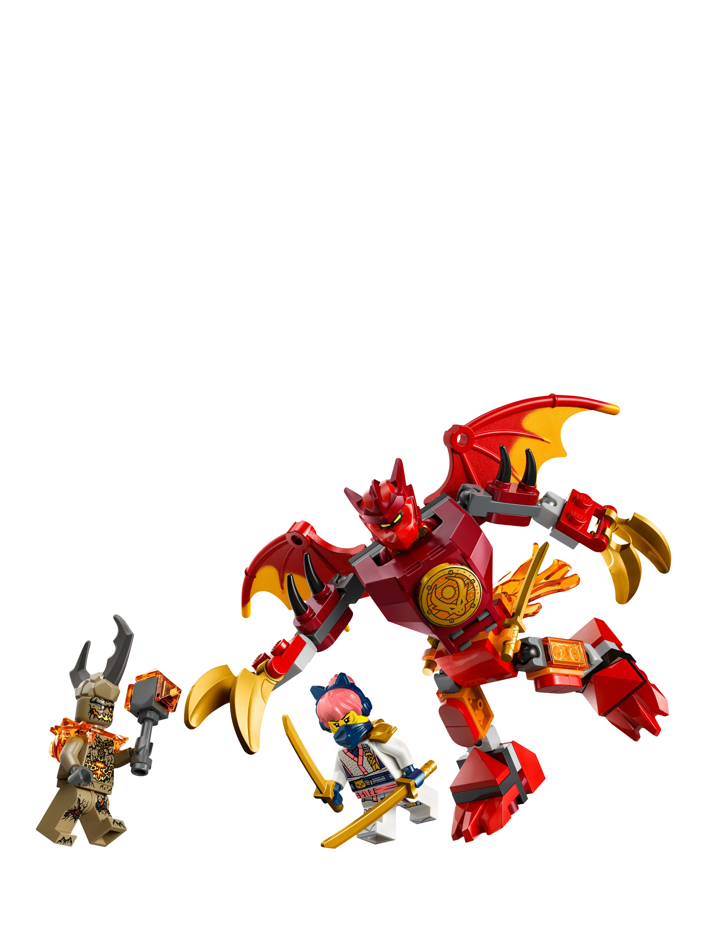 LEGO Ninjago Kai's Dragon Mech Battle Pack, UK version