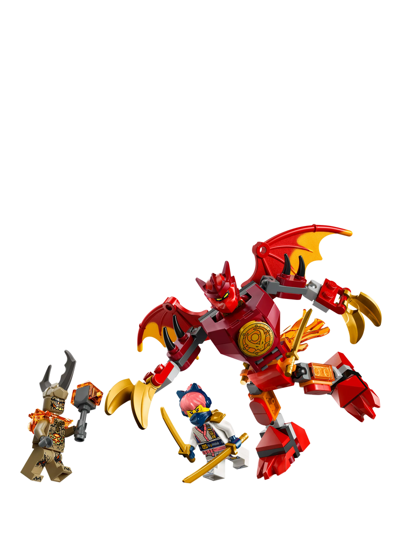 LEGO Ninjago Kai's Dragon Mech Battle Pack, UK version