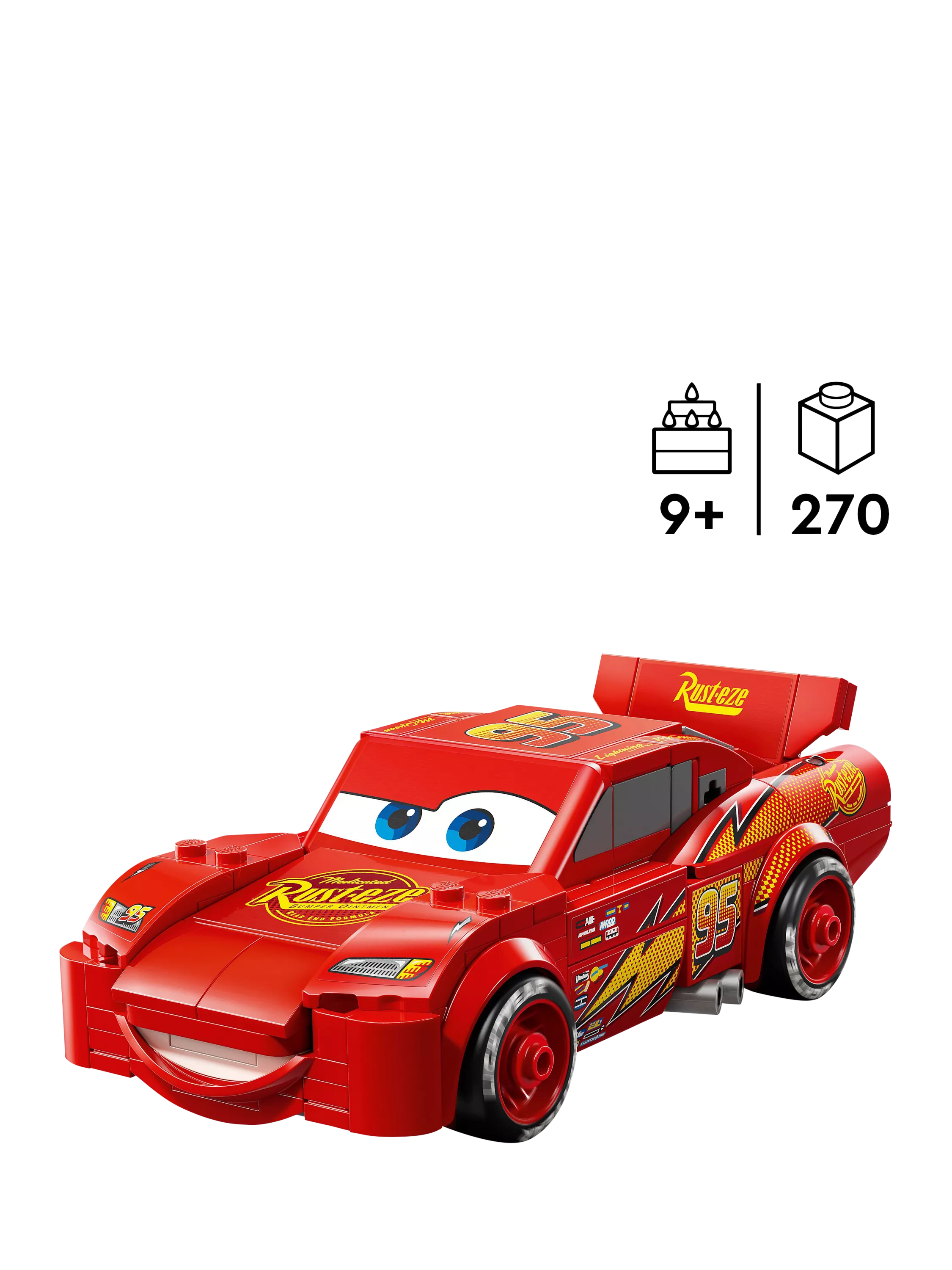 LEGO Speed Champions Lightning McQueen 270 pieces (British brand)