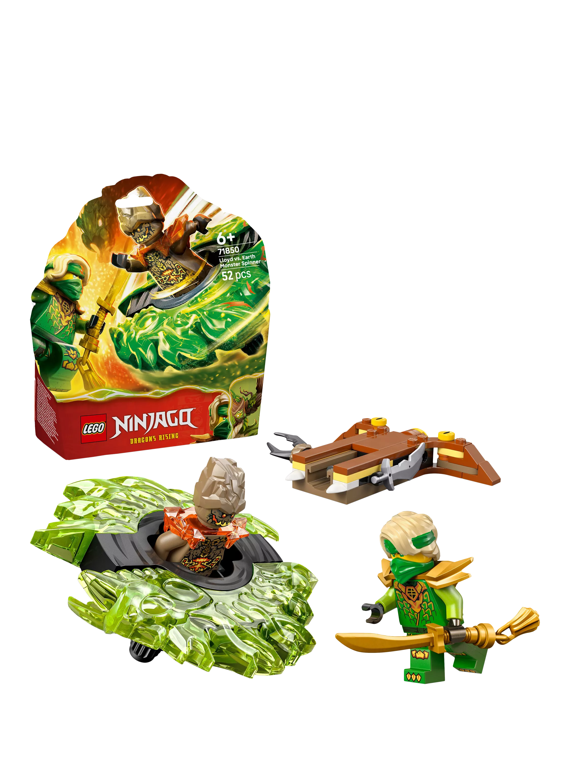 LEGO Ninjago spinner Lloyd vs Earth Monster - British product