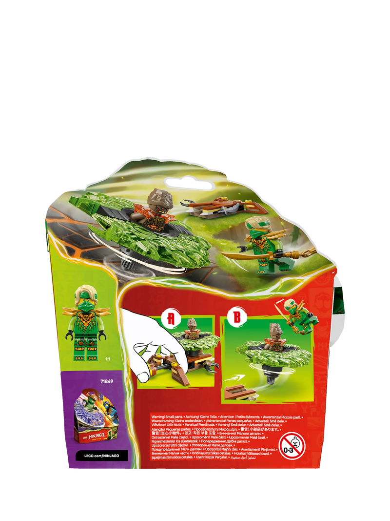 LEGO Ninjago spinner Lloyd vs Earth Monster - British product