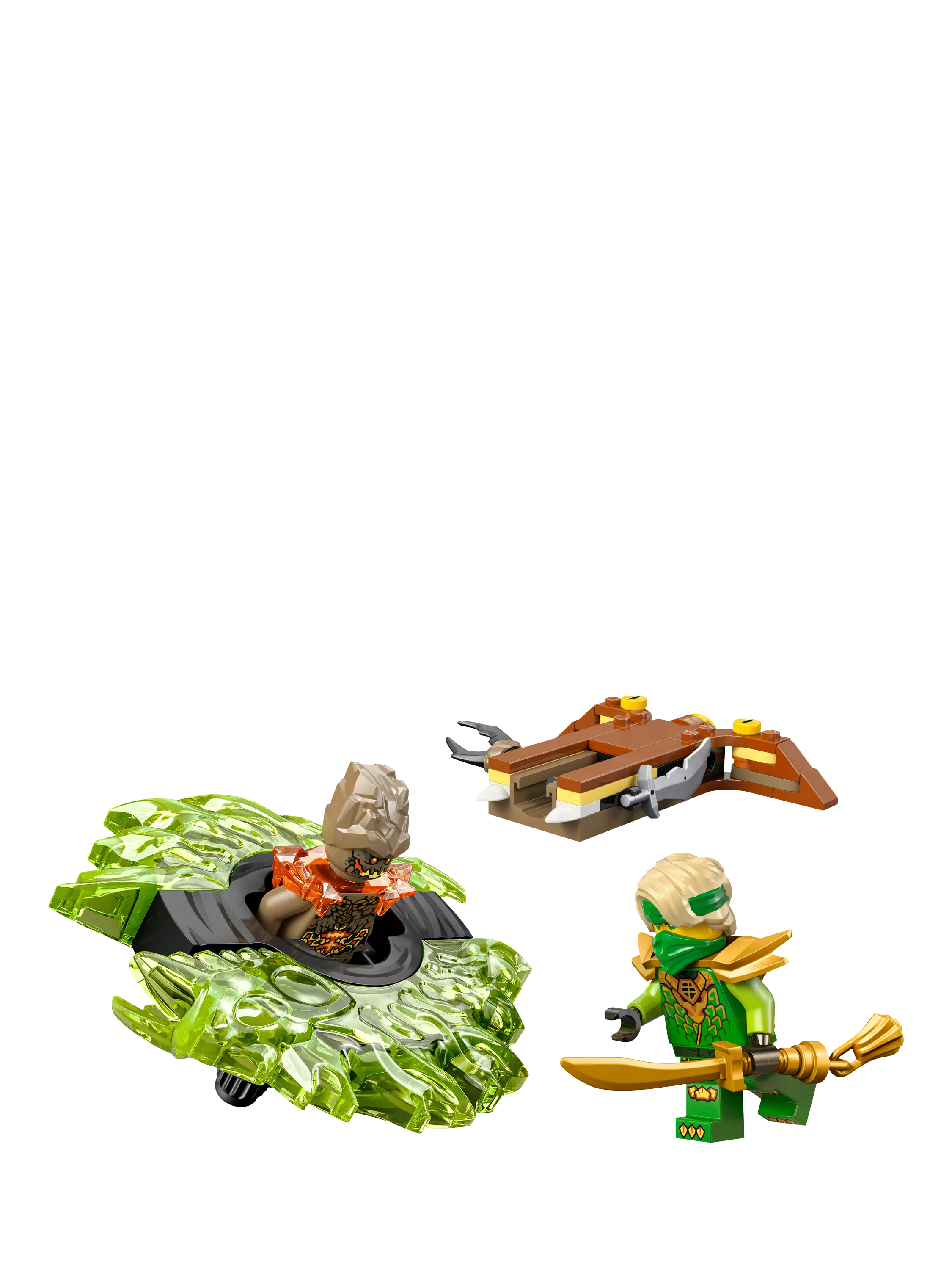 LEGO Ninjago spinner Lloyd vs Earth Monster - British product