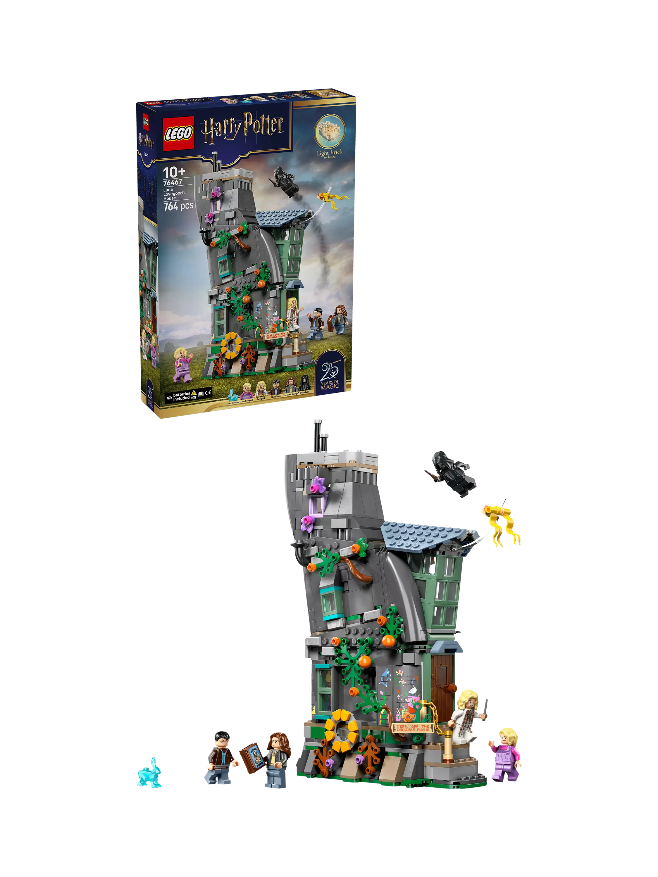 LEGO Luna Lovegood's house building toy 76467, imported from the UK