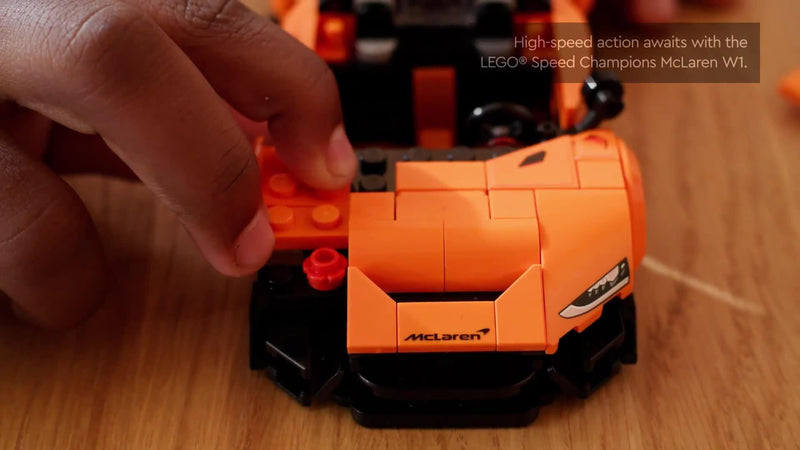 LEGO Speed Champions McLaren W1 car toy - British product