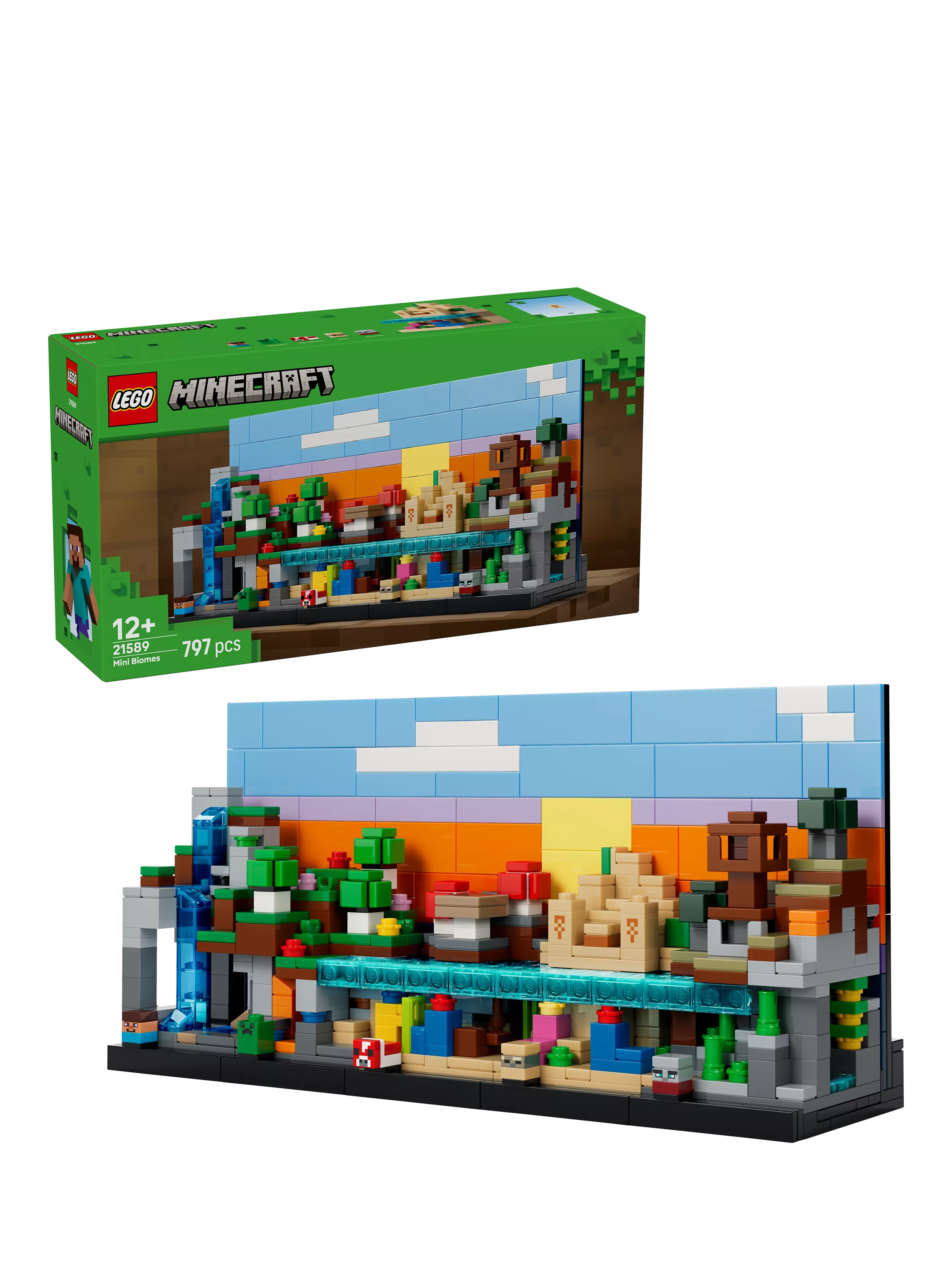 LEGO Minecraft Mini Biomes building toy 797 pieces - British product
