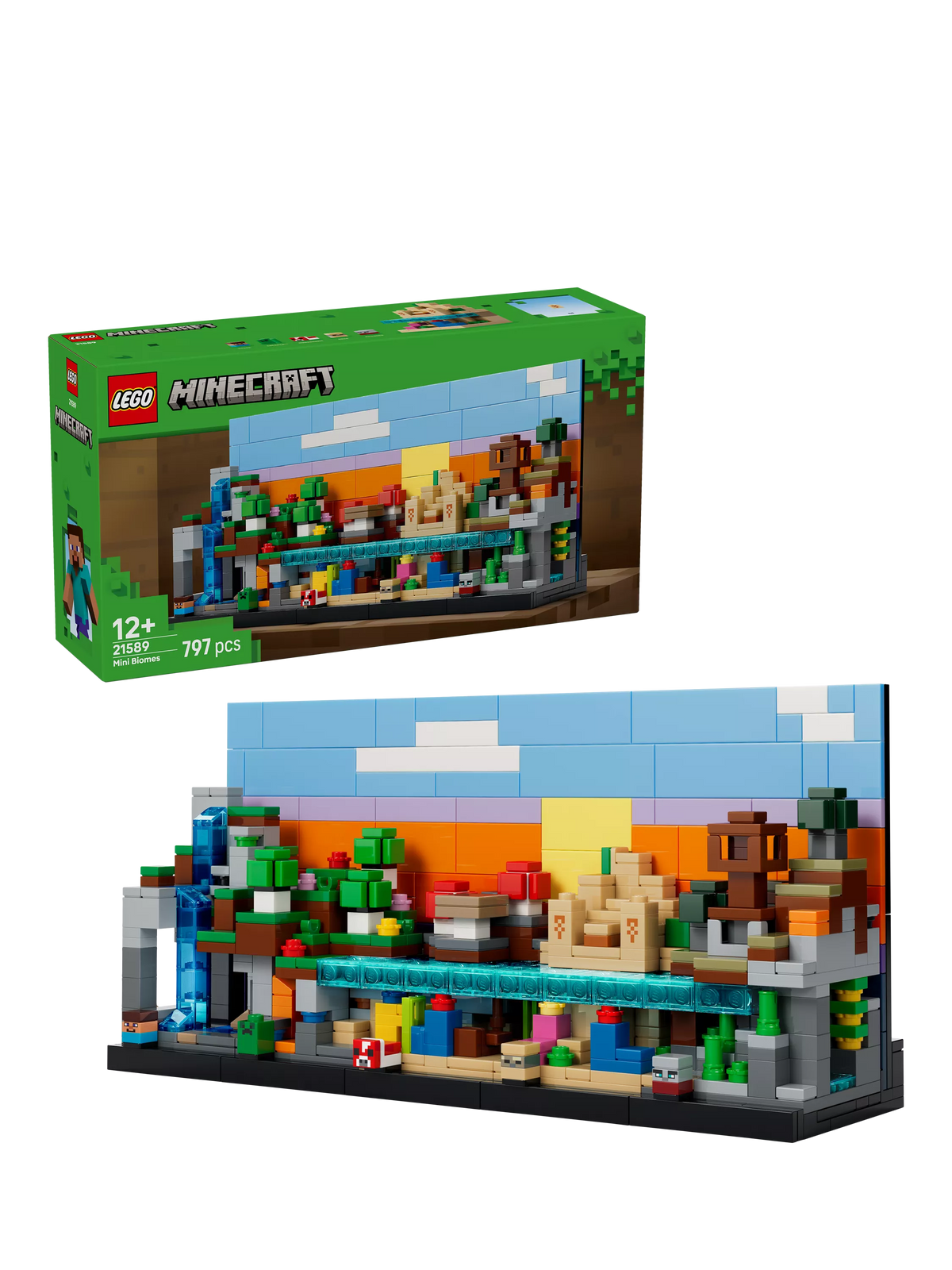 LEGO Minecraft Mini Biomes building toy 797 pieces - British product