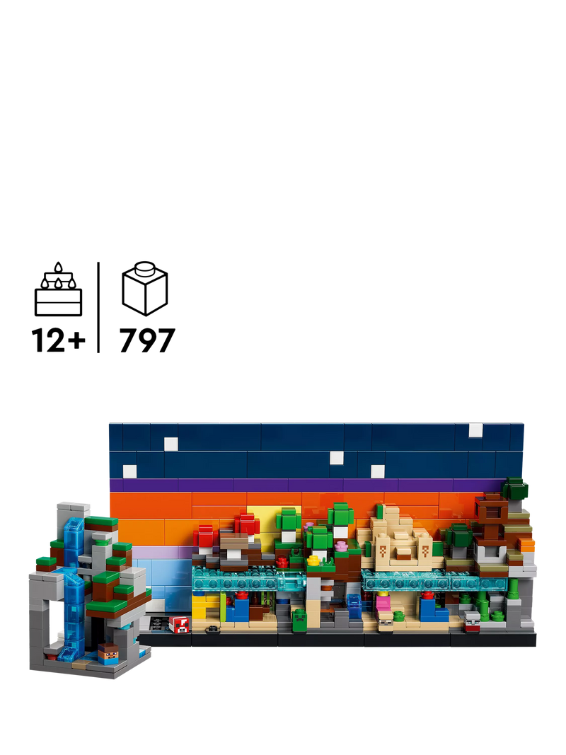LEGO Minecraft Mini Biomes building toy 797 pieces - British product