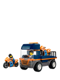 LEGO City Motorcycle Transporter toy building set 88 pieces - British product