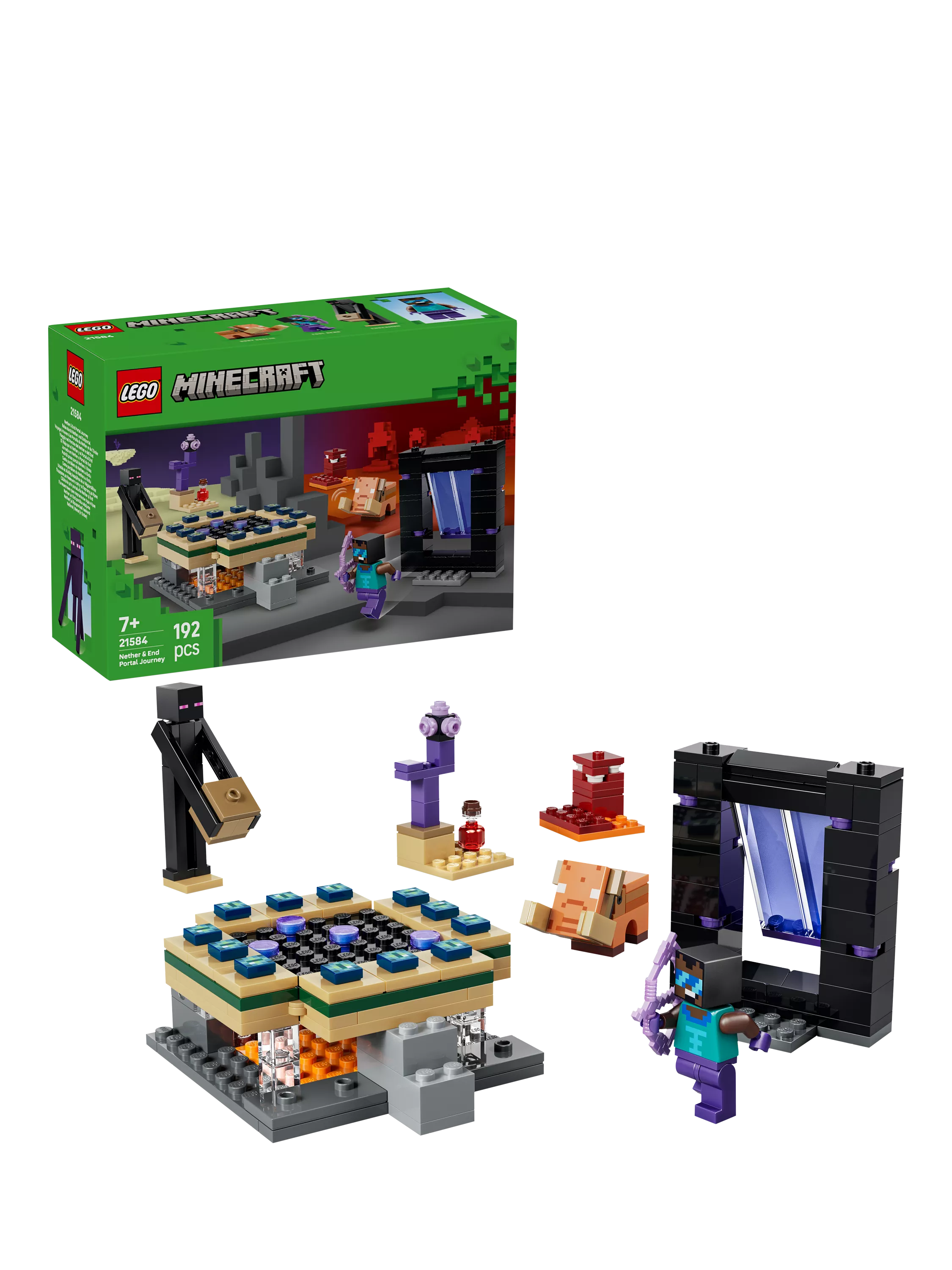 LEGO Minecraft Nether & End Portal Journey building toy - British product