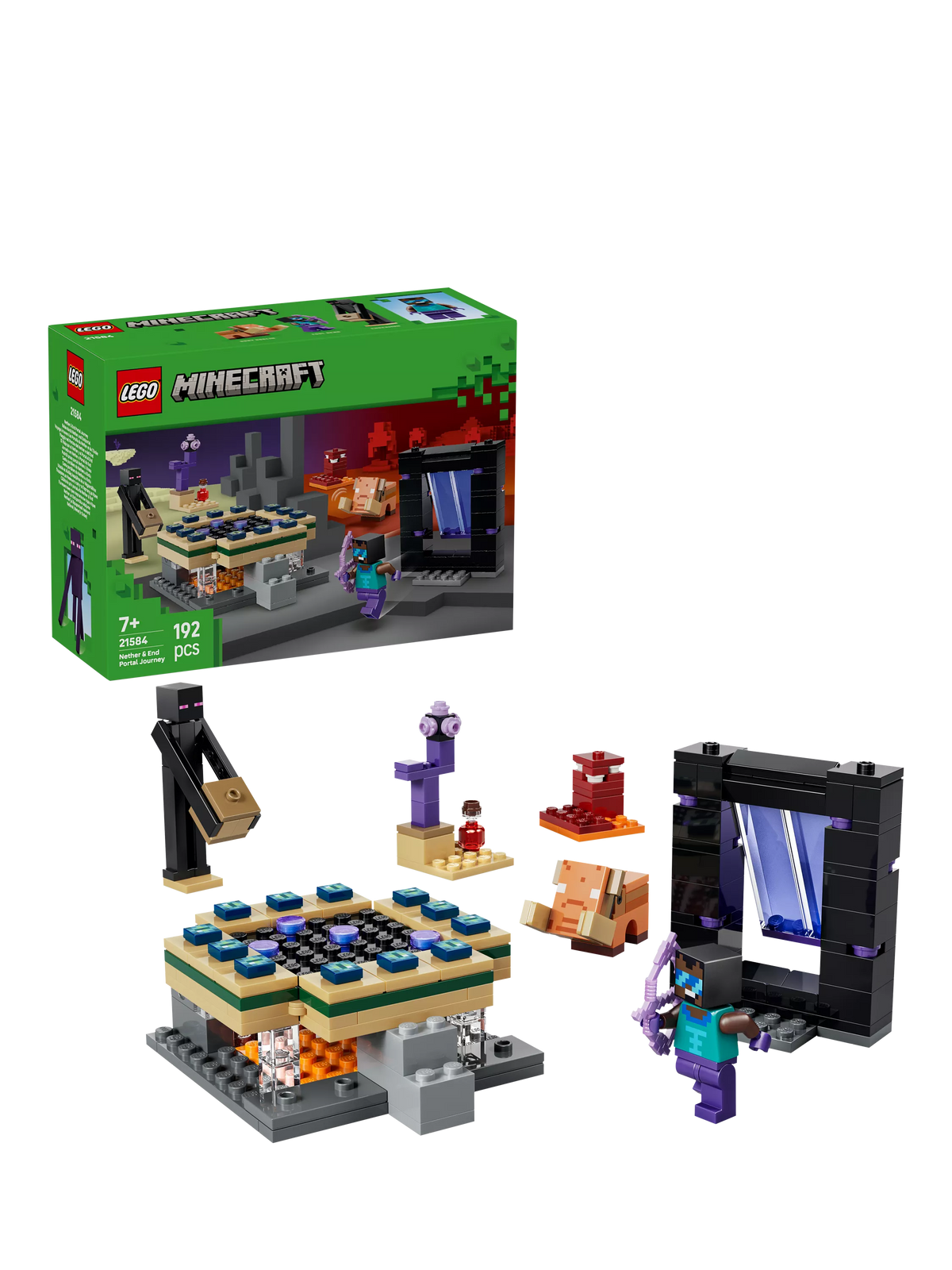 LEGO Minecraft Nether & End Portal Journey building toy - British product