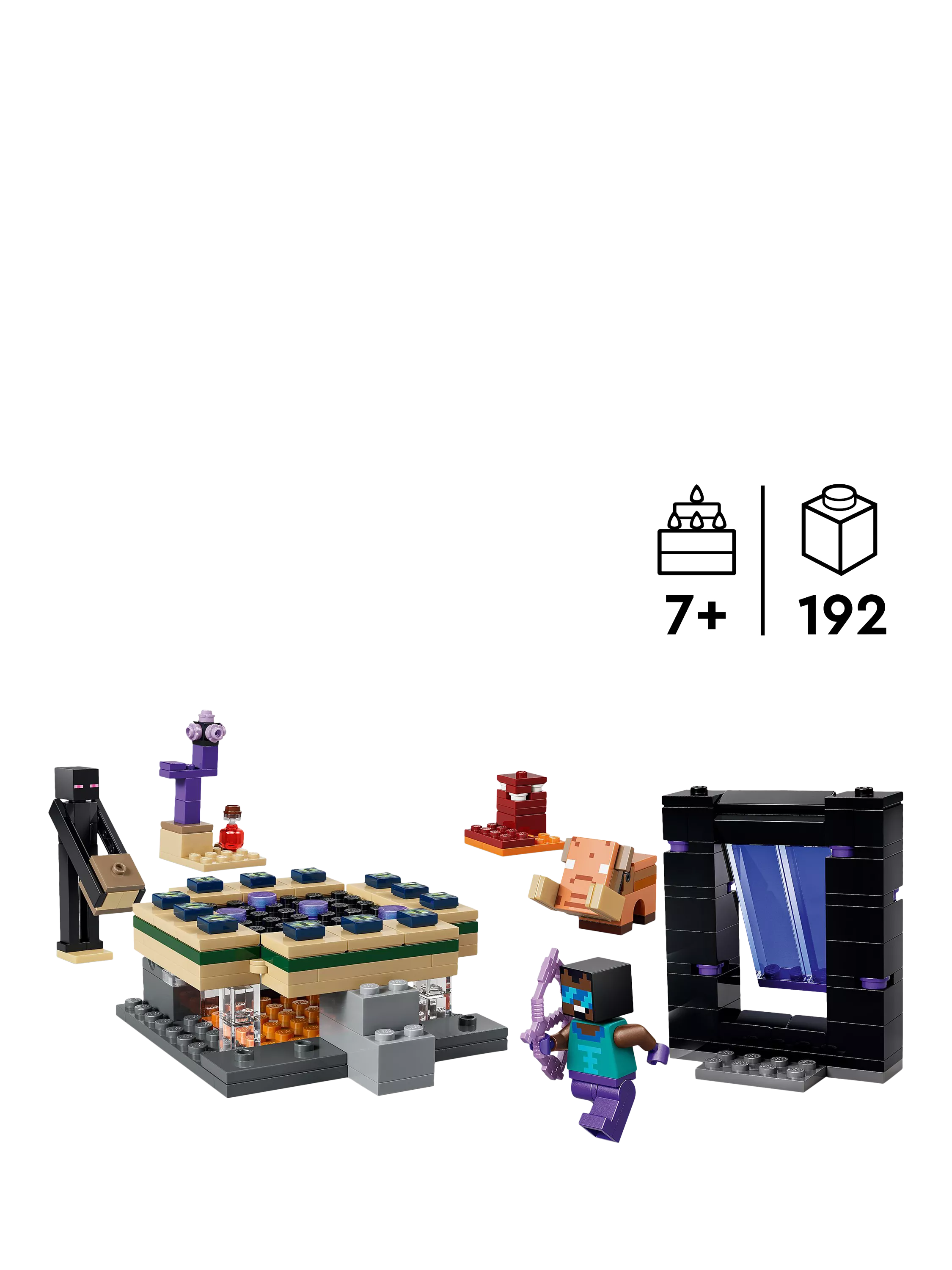 LEGO Minecraft Nether & End Portal Journey building toy - British product