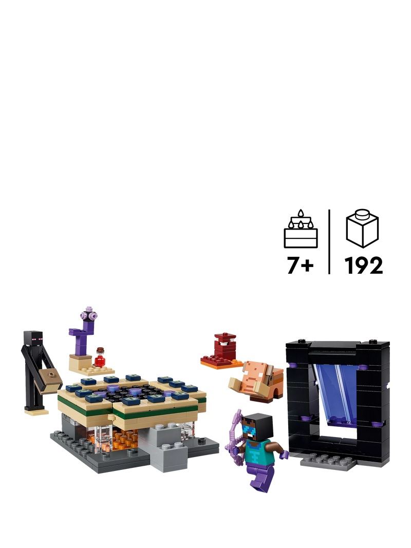 LEGO Minecraft Nether & End Portal Journey building toy - British product