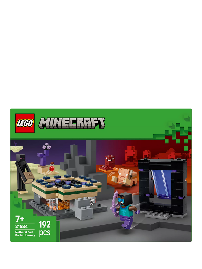 LEGO Minecraft Nether & End Portal Journey building toy - British product